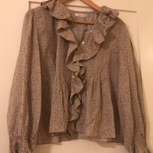 Doen flower blouse L